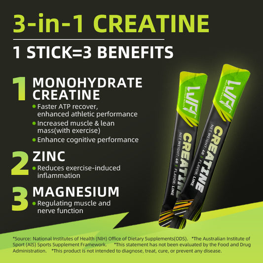3-in-1 Creatine Monohydrate Powder