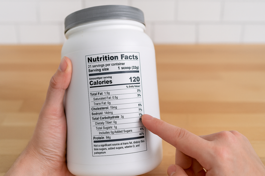 How to Read a Protein Powder Label: A Simple Guide