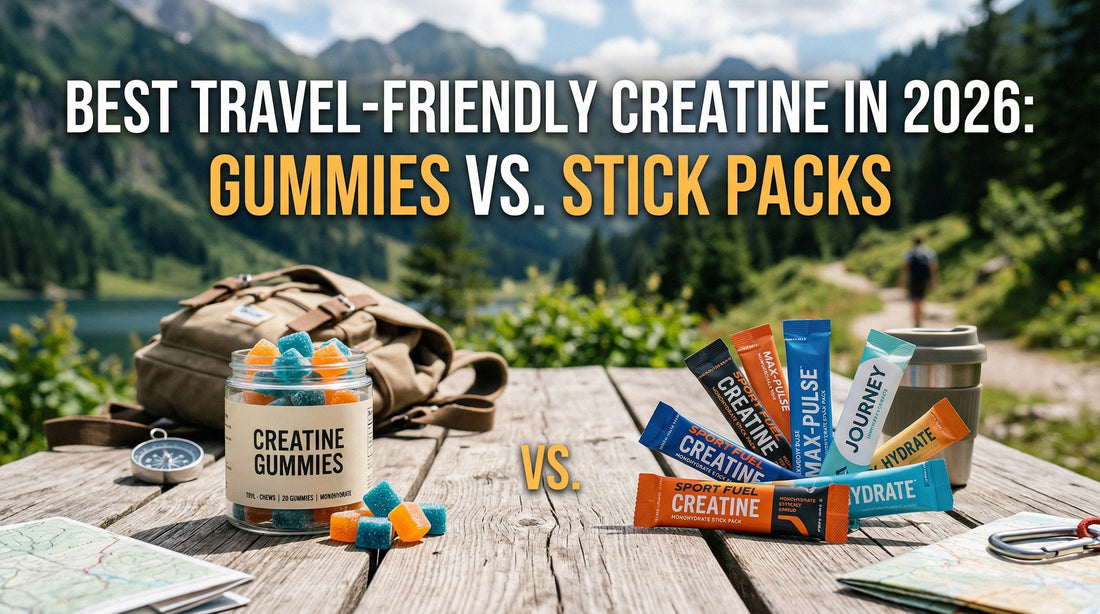 Best Travel-Friendly Creatine in 2026: Gummies vs. Stick Packs