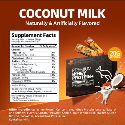 Kangaroo Series | Whey Protein Powder（Coconut Milk Flavor）