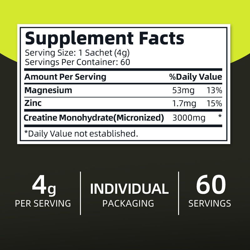 3-in-1 Creatine Monohydrate Powder