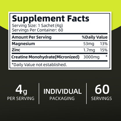 3-in-1 Creatine Monohydrate Powder