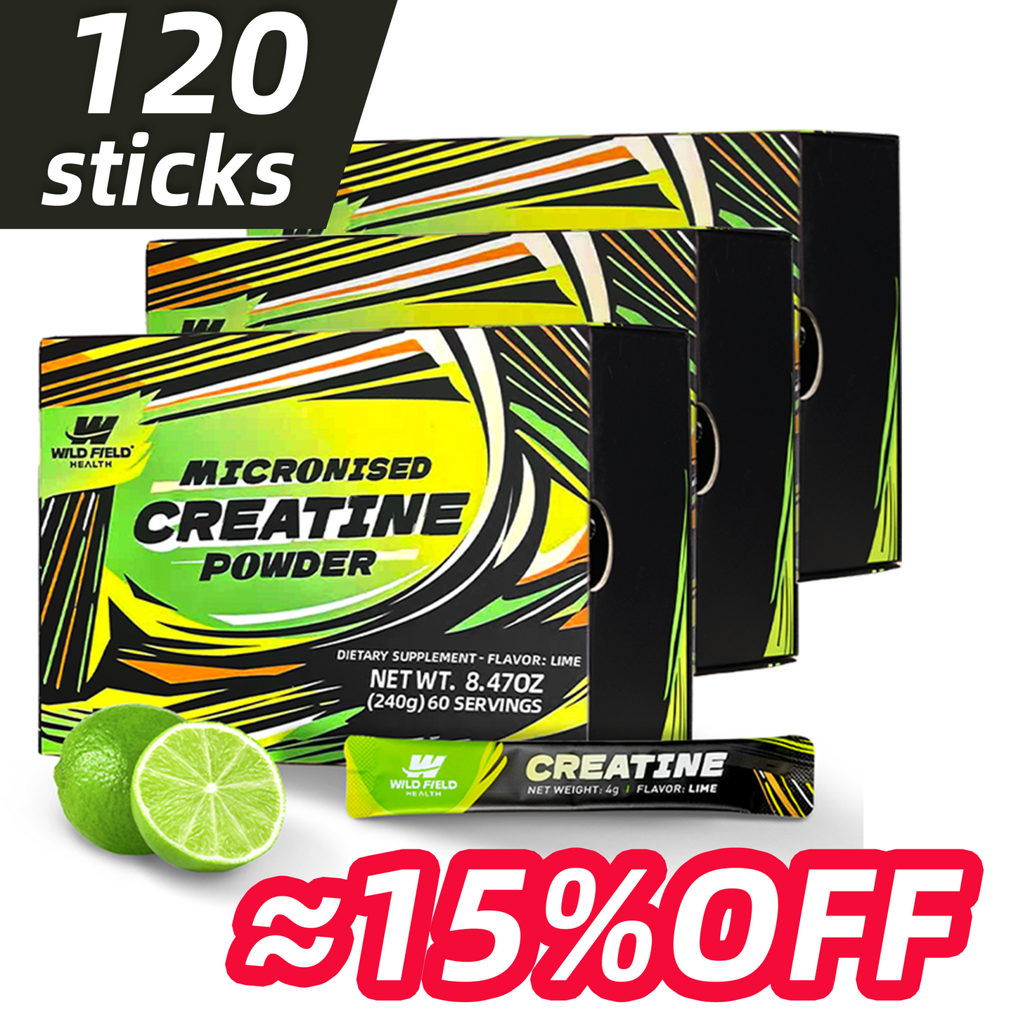 3-in-1 Creatine Monohydrate Powder
