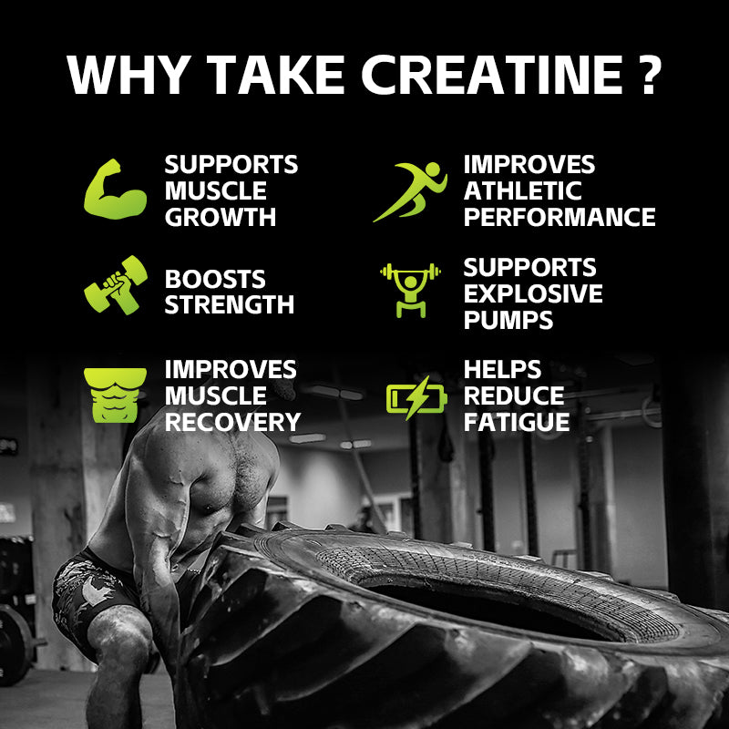 3-in-1 Creatine Monohydrate Powder