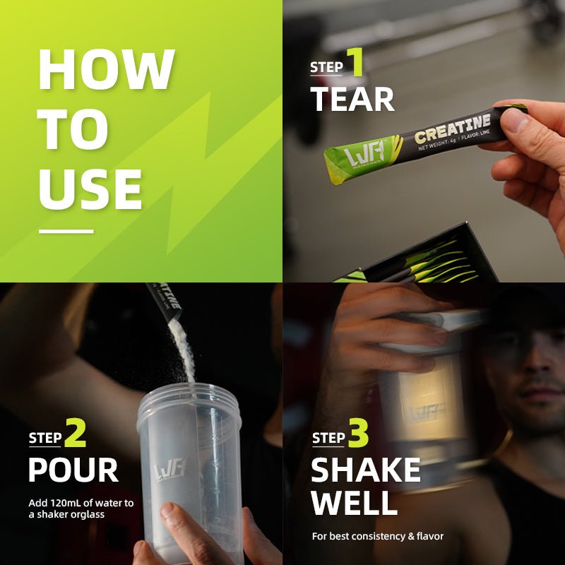 3-in-1 Creatine Monohydrate Powder