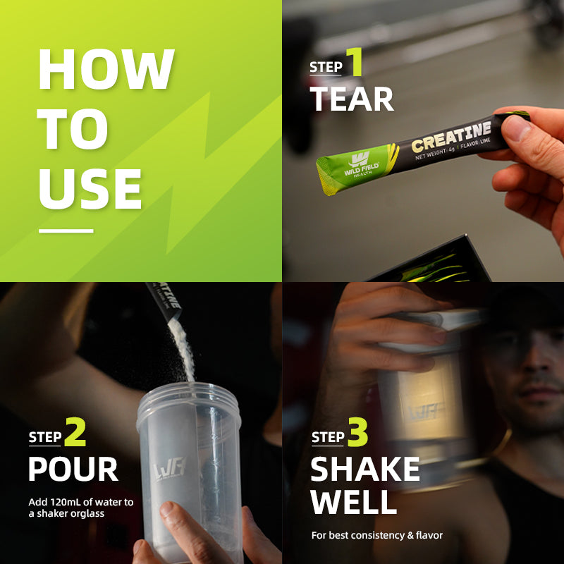 3-in-1 Creatine Monohydrate Powder