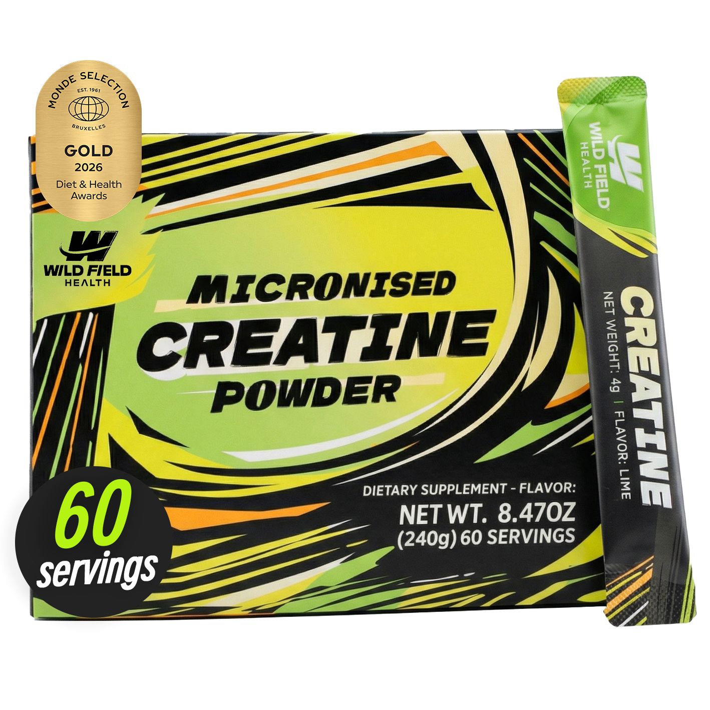 3-in-1 Creatine Monohydrate Powder